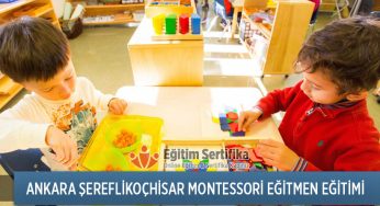 Montessori Eğitmen Eğitimi Ankara Şereflikoçhisar